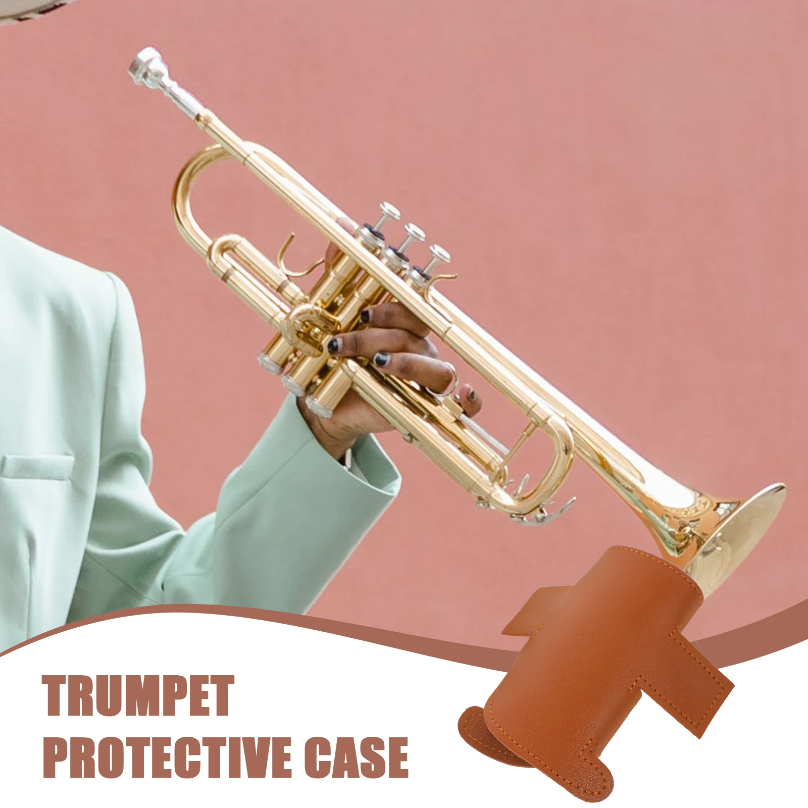 Compatible Trumpet Protective Cover Synthetic Scratch Resistant Easy to Use Accessory Brown Trumpet Protective Cover
Compatible Trumpet Protective Cover Synthetic Scratch Resistant Easy to Use Accessory Brown Trumpet Protective Cover