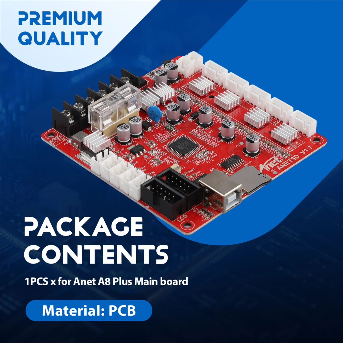 RIRI 3D Printer Motherboard Output Module Motherboard Module is Used for Anet A8 Plus Output Printer Motherboard
RIRI 3D Printer Motherboard Output Module Motherboard Module is Used for Anet A8 Plus Output Printer Motherboard