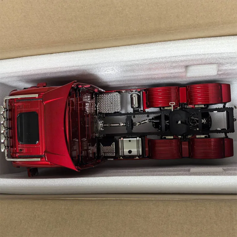 1/14 6x6 770S RC Tractor Truck Model Remote Control Car Painted Finished CNC Differential Lock Axles Sound Light Vehicle TH24244
1/14 6x6 770S RC Tractor Truck Model Remote Control Car Painted Finished CNC Differential Lock Axles Sound Light Vehicle TH24244