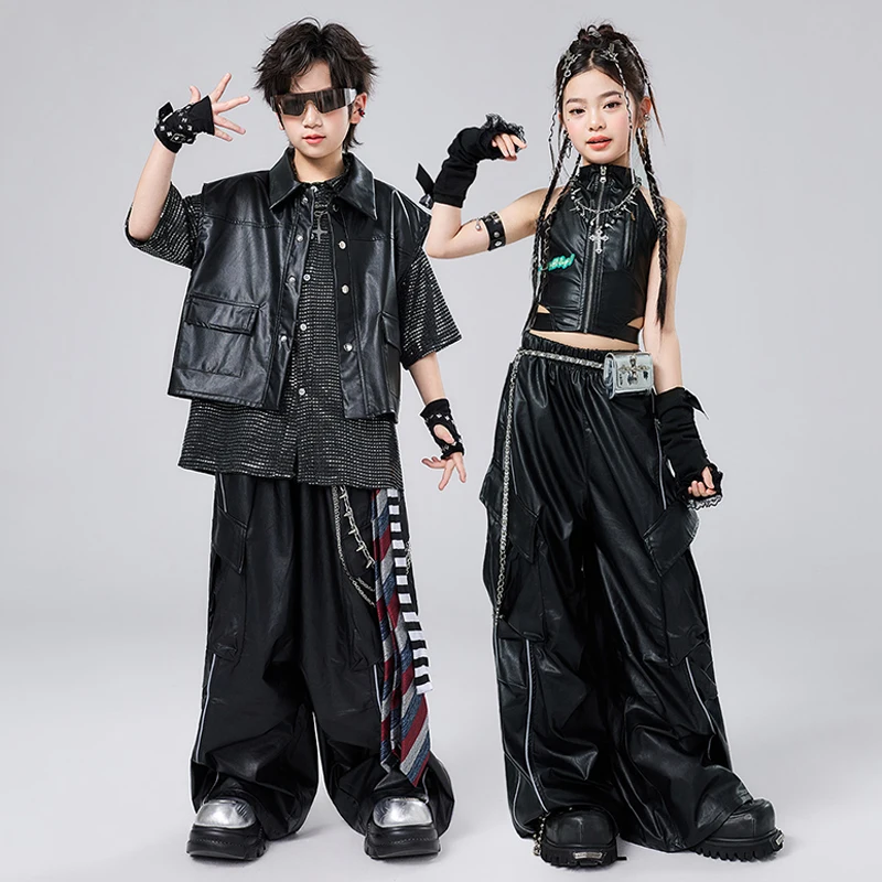 2026 Girl K-pop Clothes Boys Hip Hop Dance Costume Black Dance Performance Suit Children School Show Stage Wear Jazz Outfit 3771
2026 Girl K-pop Clothes Boys Hip Hop Dance Costume Black Dance Performance Suit Children School Show Stage Wear Jazz Outfit 3771