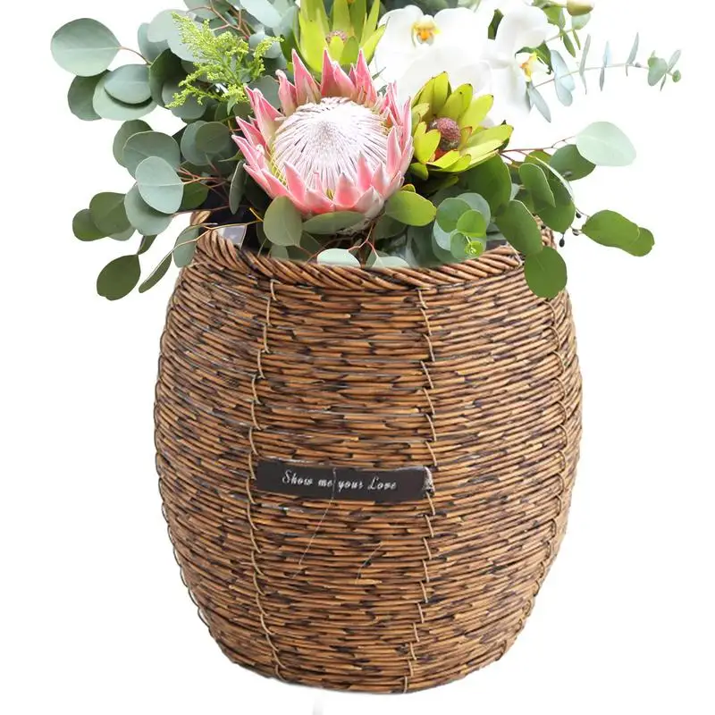 Decorative indoor flower pot Woven Decorative Plants Storage Basket Multifunctional Bohemian Floor Planter Decor For Crafts Toys
Decorative indoor flower pot Woven Decorative Plants Storage Basket Multifunctional Bohemian Floor Planter Decor For Crafts Toys