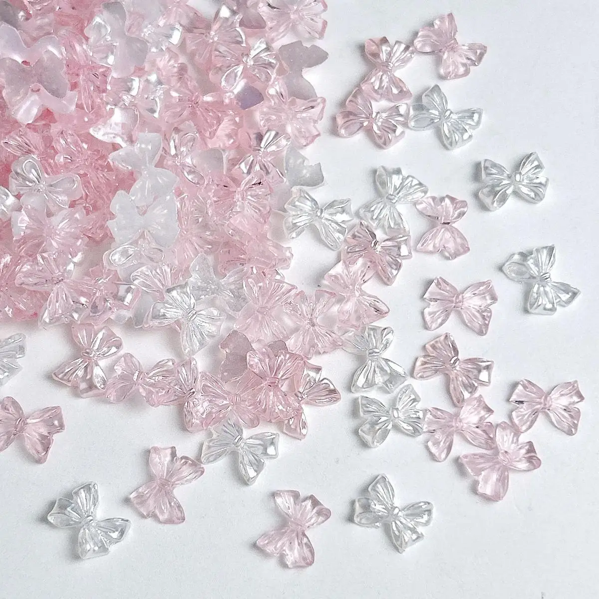 Mixed 3D Resin 3-Color Sweet Wrinkled Bow Nail Charms Glossy Double-Tailed Bow Nail Art Decoration Supplies For Manicure DIY
Mixed 3D Resin 3-Color Sweet Wrinkled Bow Nail Charms Glossy Double-Tailed Bow Nail Art Decoration Supplies For Manicure DIY