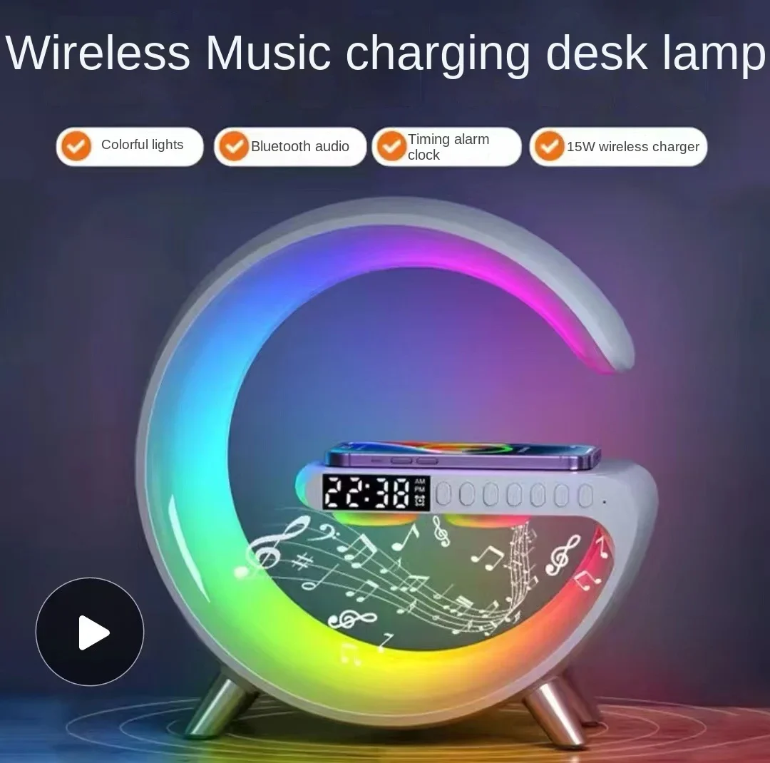 Bluetooth speaker atmosphere creative wireless charging night light starry sky wake led colorful smart home ambient light
Bluetooth speaker atmosphere creative wireless charging night light starry sky wake led colorful smart home ambient light