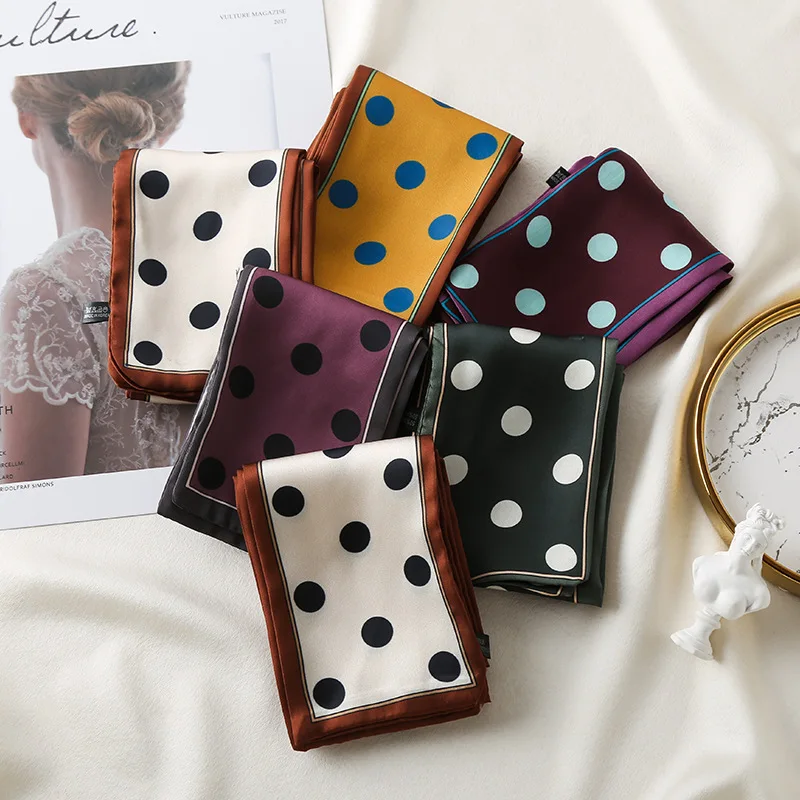 New Arrival Classic Polka Dot Shirt Easiest for Match Decorative Small Silk Scarf Women's Thin Narrow Long Silk Scarf Ribbon
New Arrival Classic Polka Dot Shirt Easiest for Match Decorative Small Silk Scarf Women's Thin Narrow Long Silk Scarf Ribbon