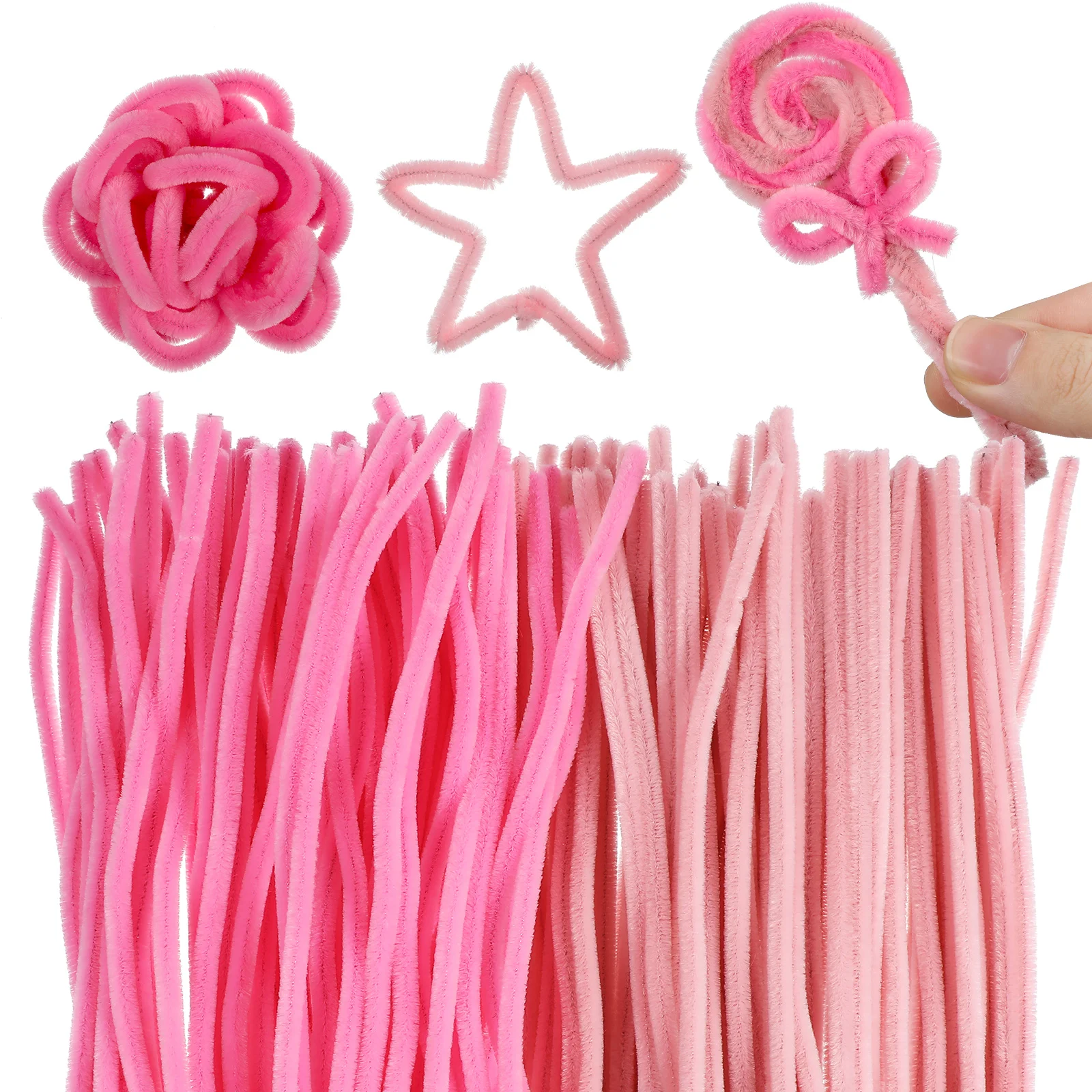 200 Pcs Twist Bar Pipe Cleaners Bulk Pink Craft Supplies for Kids Diy Sticks Flower Child
200 Pcs Twist Bar Pipe Cleaners Bulk Pink Craft Supplies for Kids Diy Sticks Flower Child