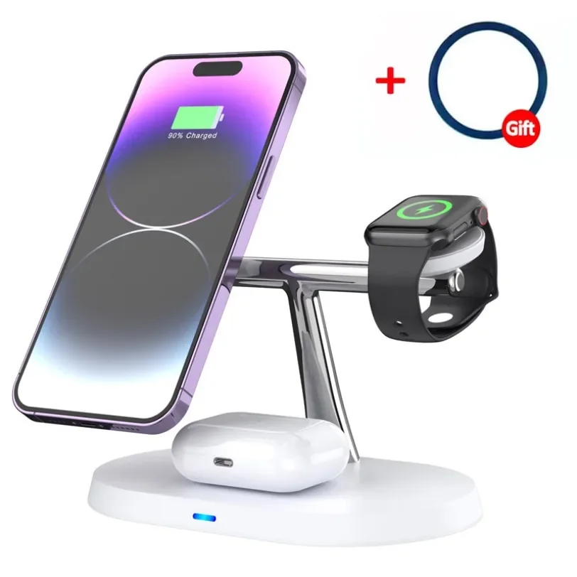 30W 3 in 1 Magnetic Wireless Charger Stand For Magsafe iPhone 16 15 14 13 12 Apple Watch 8 7 6 Airpods Pro Fast Charging Station
30W 3 in 1 Magnetic Wireless Charger Stand For Magsafe iPhone 16 15 14 13 12 Apple Watch 8 7 6 Airpods Pro Fast Charging Station