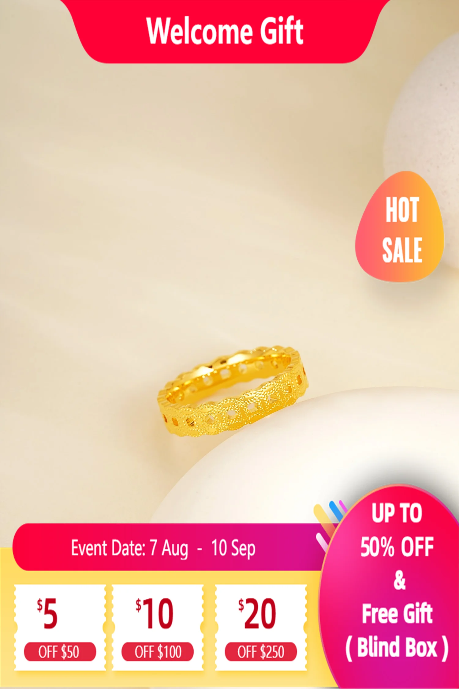 Lium Gems Statement Ring Womens Hollowed Out Band Ring 24k Gold vermeil 925 sterling silver Jewelry Valentines Gift for Ladies
Lium Gems Statement Ring Womens Hollowed Out Band Ring 24k Gold vermeil 925 sterling silver Jewelry Valentines Gift for Ladies