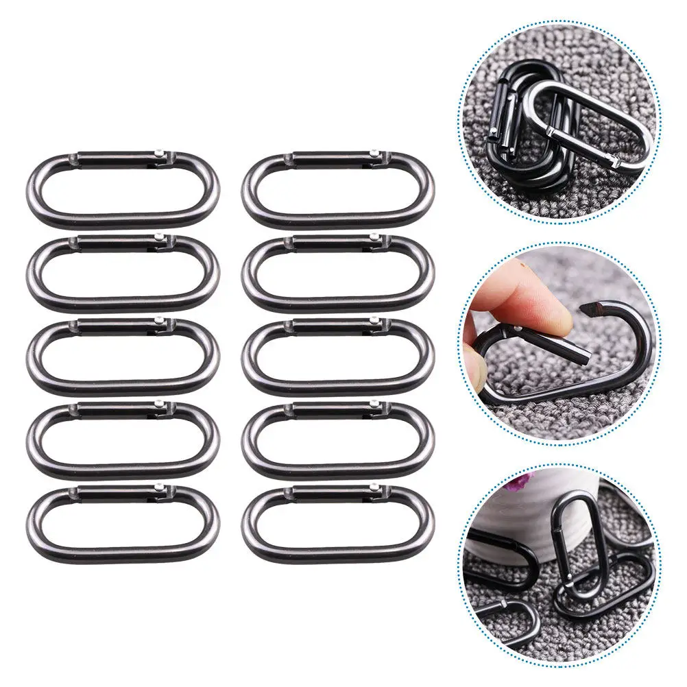 20Pcs Aluminum Alloy Bottle Carabiners Oval Shaped Hanging Buckles for Bike Water Bottles Camping Backpacks Outdoor Sports
20Pcs Aluminum Alloy Bottle Carabiners Oval Shaped Hanging Buckles for Bike Water Bottles Camping Backpacks Outdoor Sports