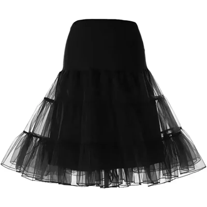 Нижняя юбка в стиле ретро для женщин, винтажные кринолиновые полуслипы трапециевидной формы длиной до колена 1950, юбки-пачки
Нижняя юбка в стиле ретро для женщин, винтажные кринолиновые полуслипы трапециевидной формы длиной до колена 1950, юбки-пачки