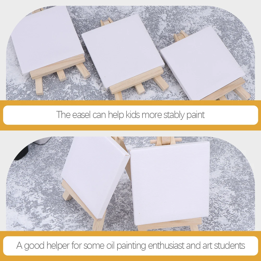 18 set 18 Sets Wooden Easel Small Painting Canvas Decorative Stand Kit Mini Triangle Structure Multi Function Supplies
18 set 18 Sets Wooden Easel Small Painting Canvas Decorative Stand Kit Mini Triangle Structure Multi Function Supplies