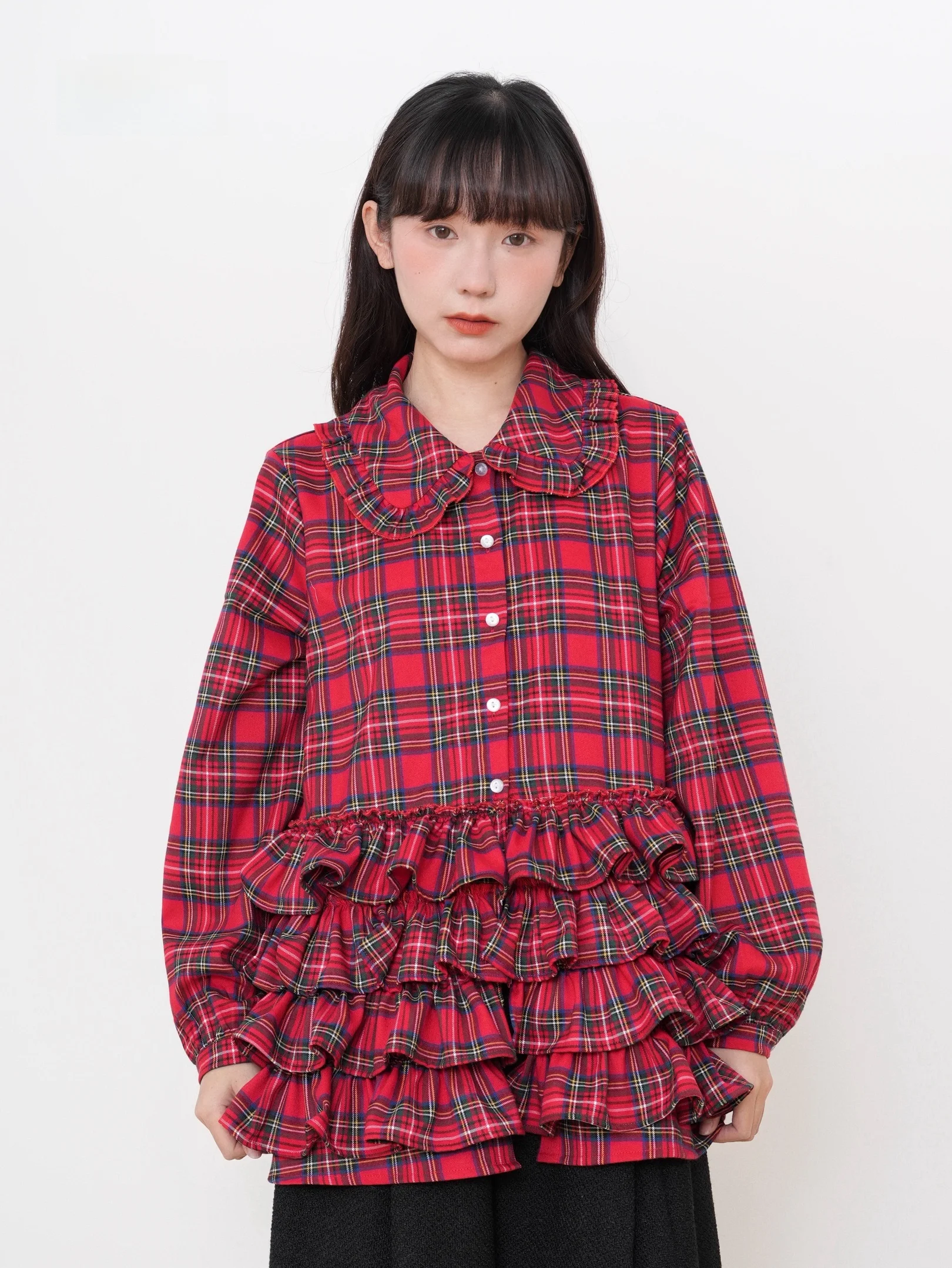 Платье с тяжелой вышивкой, красная клетка, винтажный стиль, свободный крой, длинный рукав, воротник-стойка, новогодний наряд, расклешенный подол
Платье с тяжелой вышивкой, красная клетка, винтажный стиль, свободный крой, длинный рукав, воротник-стойка, новогодний наряд, расклешенный подол