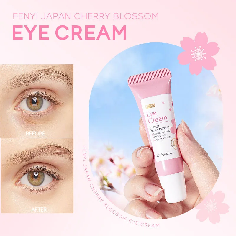 Cherry blossom eye cream eye bags whitening moisturizing eye cream eye skin care products.
Cherry blossom eye cream eye bags whitening moisturizing eye cream eye skin care products.