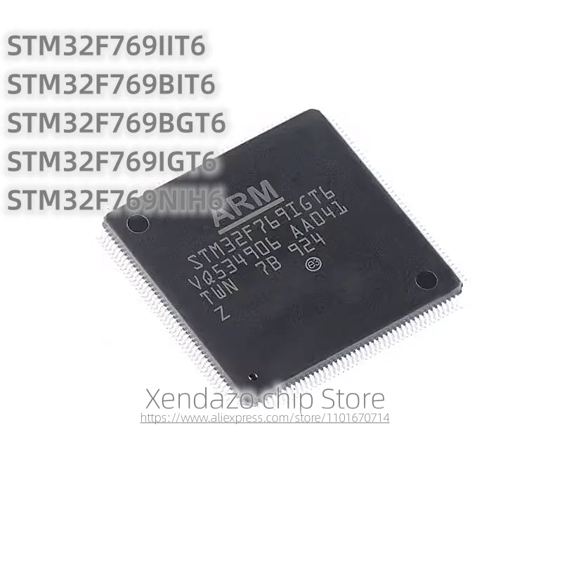 Оригинальный оригинальный микроконтроллер 32 бит STM32F769BIT6 BGT6 IIT6 NIH6
Оригинальный оригинальный микроконтроллер 32 бит STM32F769BIT6 BGT6 IIT6 NIH6