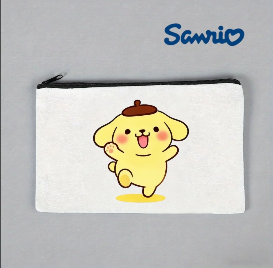 1PC Sanrio Pompompurin Happy Dance Canvas Makeup Bag, Kawaii Cosmetic Pouch
1PC Sanrio Pompompurin Happy Dance Canvas Makeup Bag, Kawaii Cosmetic Pouch