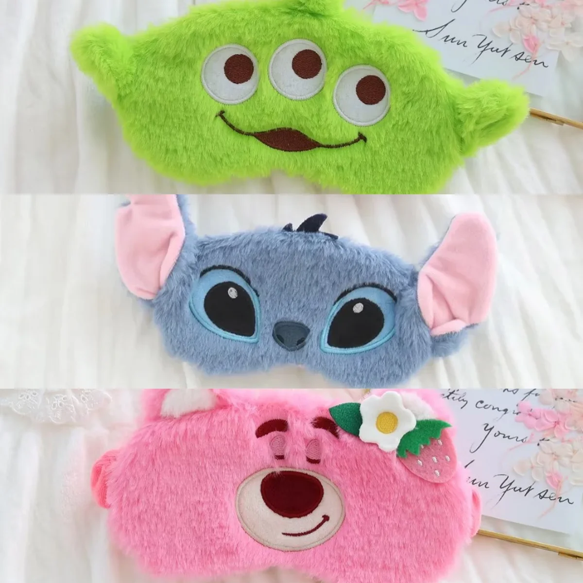 Stitch Cute Cartoon Plush Eye Masks Kawaii Anime Soft Stuffed Blindfold Office Sleeping Block Out Light Eye Mask Christmas Gifts
Stitch Cute Cartoon Plush Eye Masks Kawaii Anime Soft Stuffed Blindfold Office Sleeping Block Out Light Eye Mask Christmas Gifts