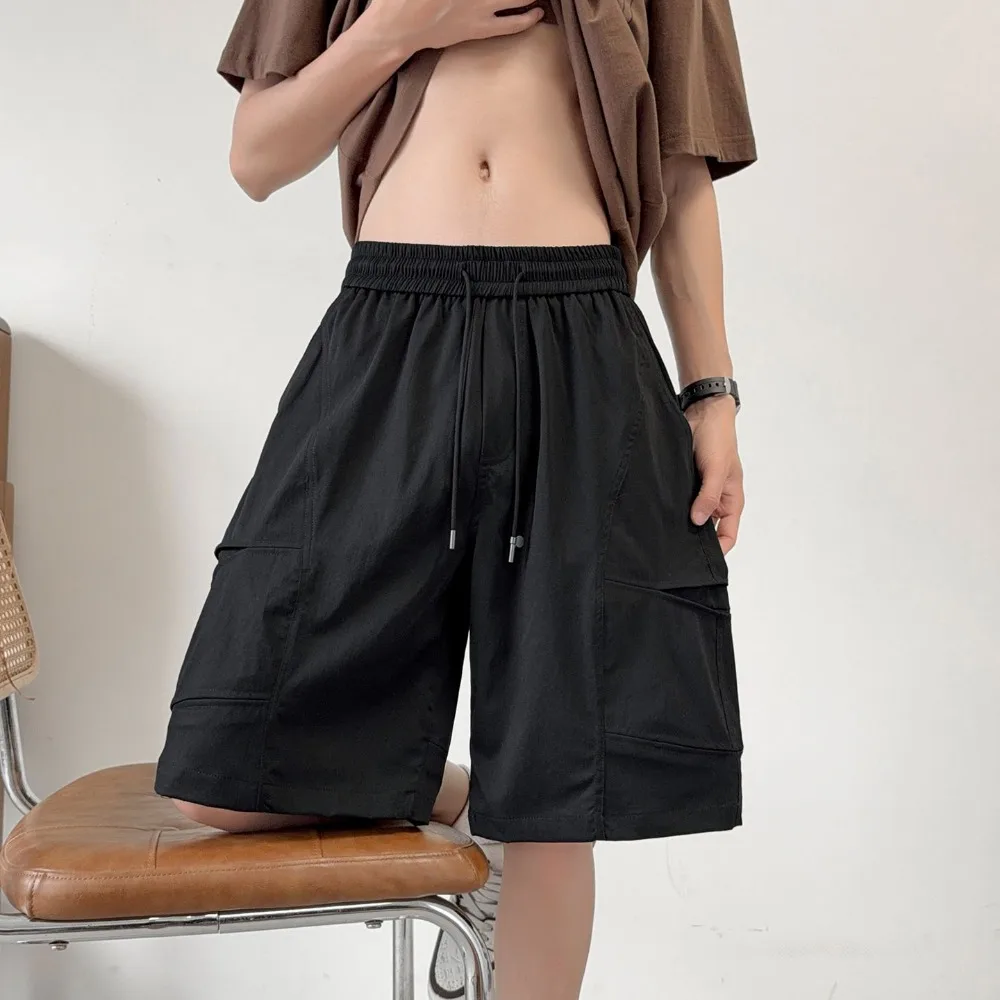 Simple Solid Color 2026 Summer New Trendy Brand Drawstring Shorts Women High Waist Loose Straight Casual Sports Five-point Pants
Simple Solid Color 2026 Summer New Trendy Brand Drawstring Shorts Women High Waist Loose Straight Casual Sports Five-point Pants