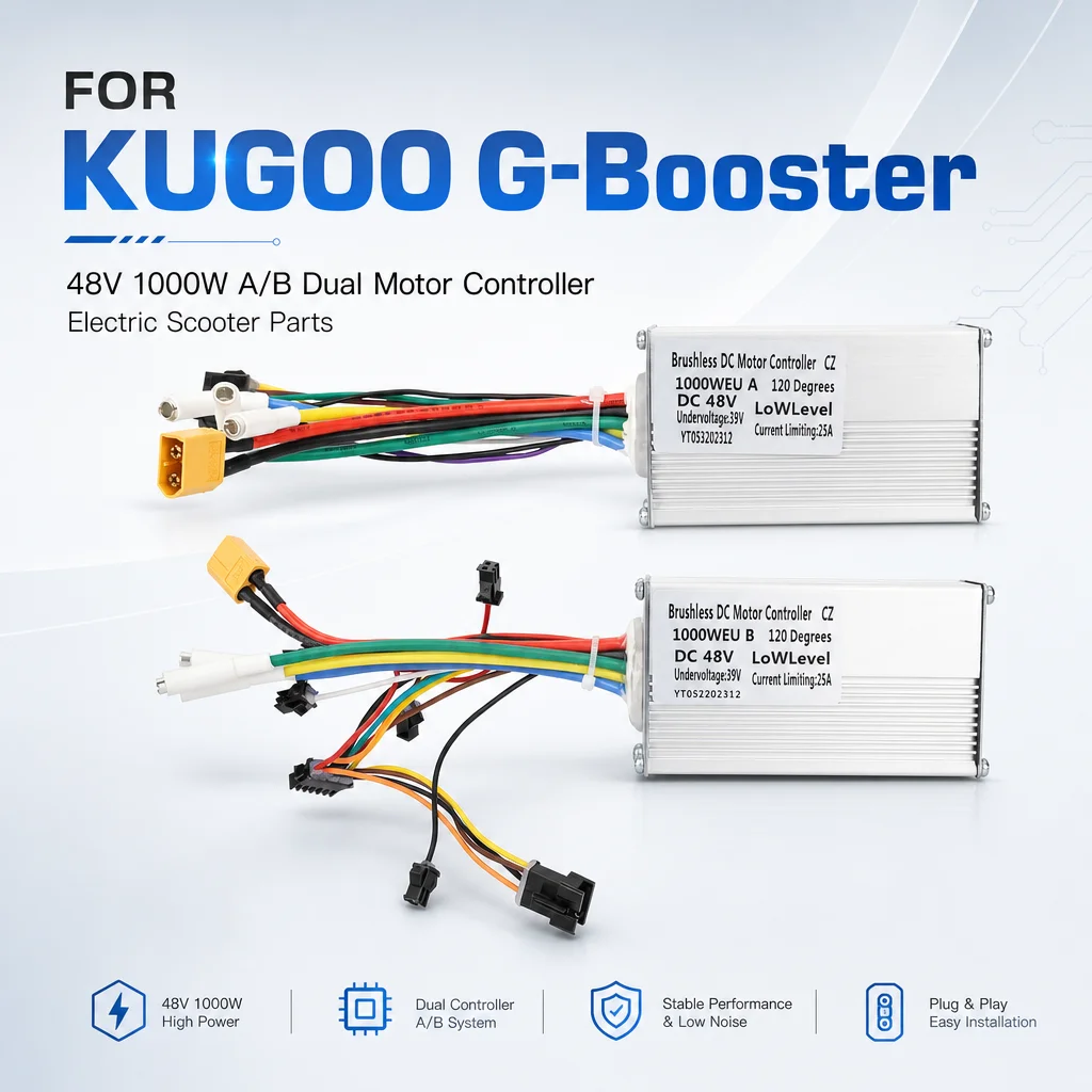 48V 1000W A/B Dual Motor Controller for KUGOO G-Booster Electric Scooter Parts
48V 1000W A/B Dual Motor Controller for KUGOO G-Booster Electric Scooter Parts