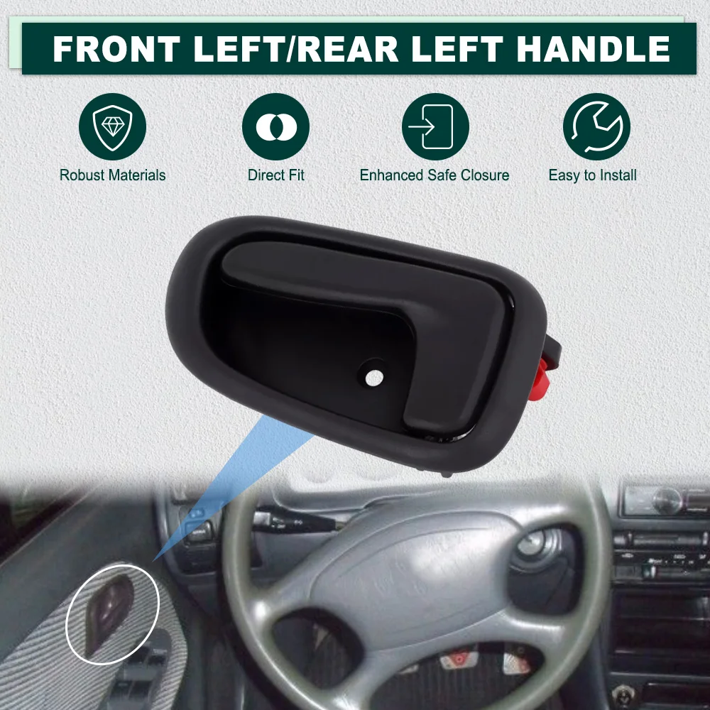 Car Inner Interior Door Handle Front Rear Left Right for Toyota Corolla 1993 1994 1995 1996 1997 Left Hand Drive 69206-12130
Car Inner Interior Door Handle Front Rear Left Right for Toyota Corolla 1993 1994 1995 1996 1997 Left Hand Drive 69206-12130