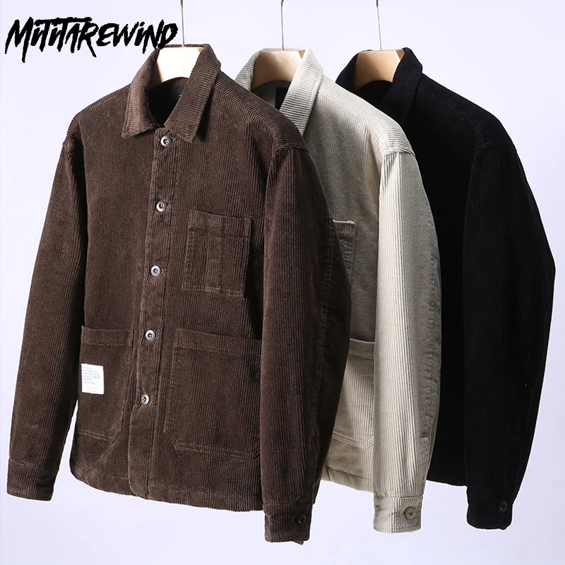 Japanese Winter Jacket for Men Loose Cotton Workwear Casual Jacket Solid Single Breasted Corduroy Thick Coat Simple Warm Clothes
Japanese Winter Jacket for Men Loose Cotton Workwear Casual Jacket Solid Single Breasted Corduroy Thick Coat Simple Warm Clothes