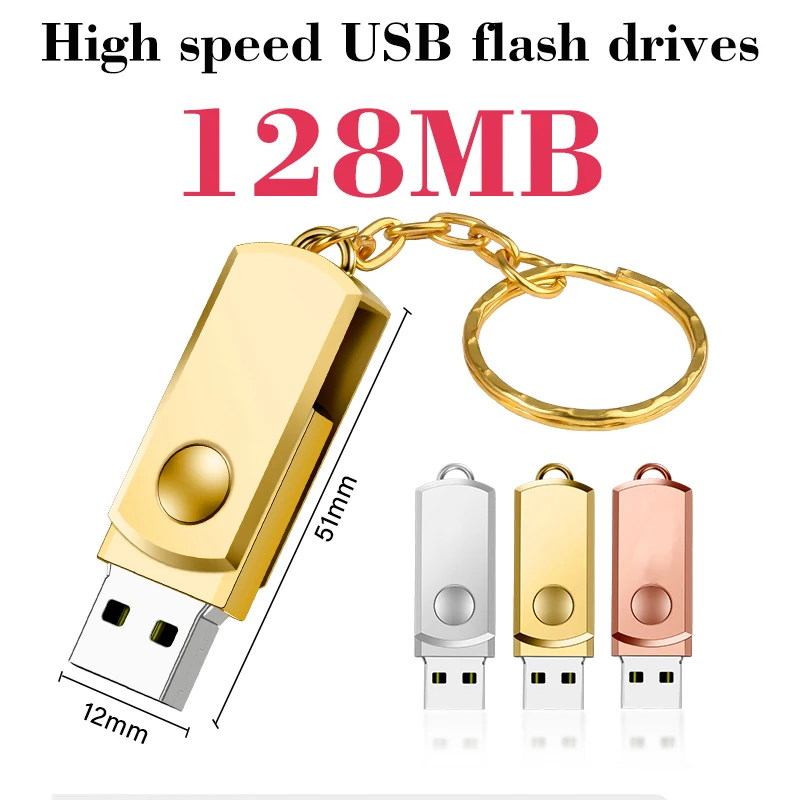 High speed USB Flash Drive 128MB Rotation Pen Drive Pendrive USB Memory Stick Business Promotion Gifts U disk
High speed USB Flash Drive 128MB Rotation Pen Drive Pendrive USB Memory Stick Business Promotion Gifts U disk