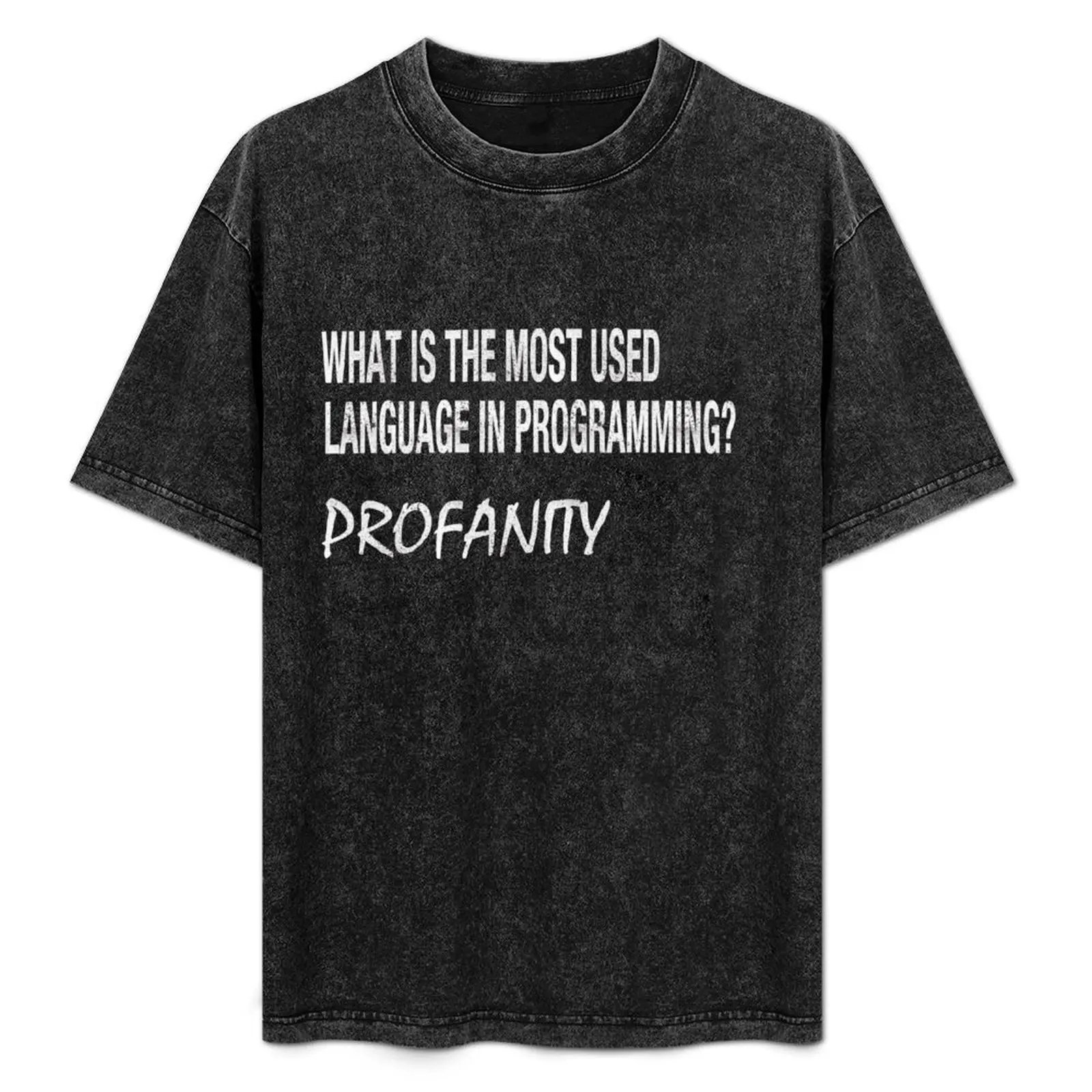 The Most Used Language In Programming Profanity T-Shirt Breathable Basic Cotton T-Shirt
The Most Used Language In Programming Profanity T-Shirt Breathable Basic Cotton T-Shirt