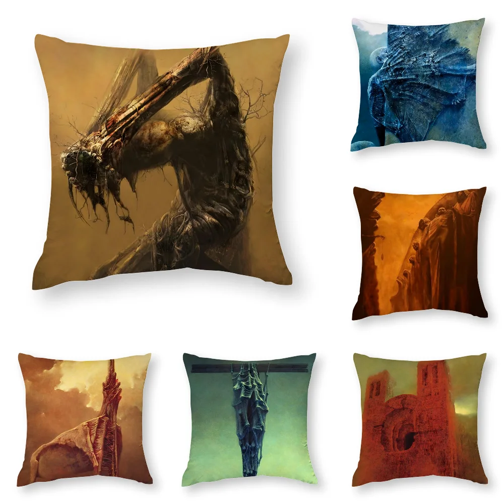 Z-Zdzislaw Beksinski Art Pillow Case 3D Print Polyester Fiber 40*40 cm Home Sofa Throw Pillow Cover Decoration Festival Gift
Z-Zdzislaw Beksinski Art Pillow Case 3D Print Polyester Fiber 40*40 cm Home Sofa Throw Pillow Cover Decoration Festival Gift