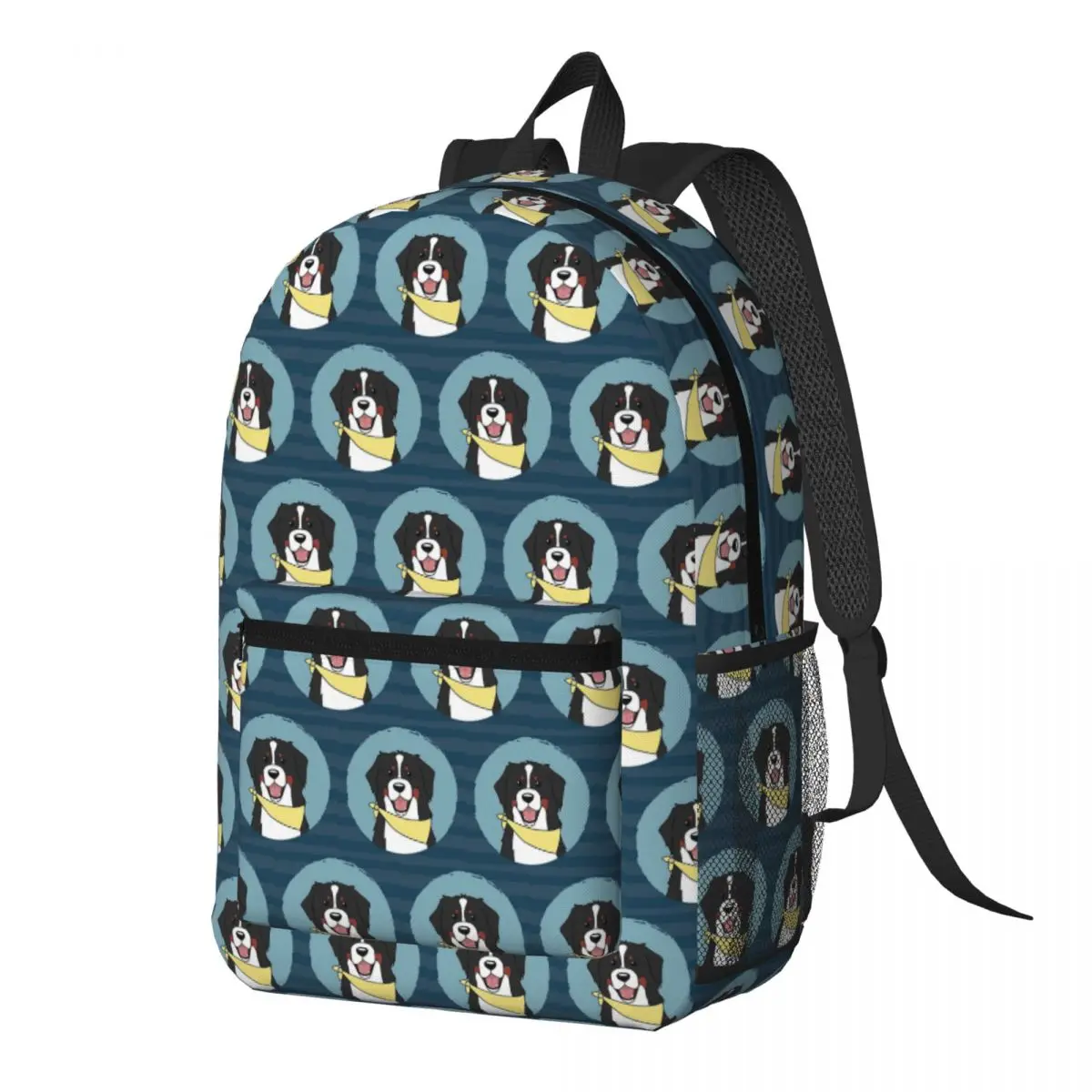 Friendly Bernese Mountain Dog Animal Backpack Daypack Large Capacity Children BookBag School Bag Shoulder Bags for Men Women
Friendly Bernese Mountain Dog Animal Backpack Daypack Large Capacity Children BookBag School Bag Shoulder Bags for Men Women