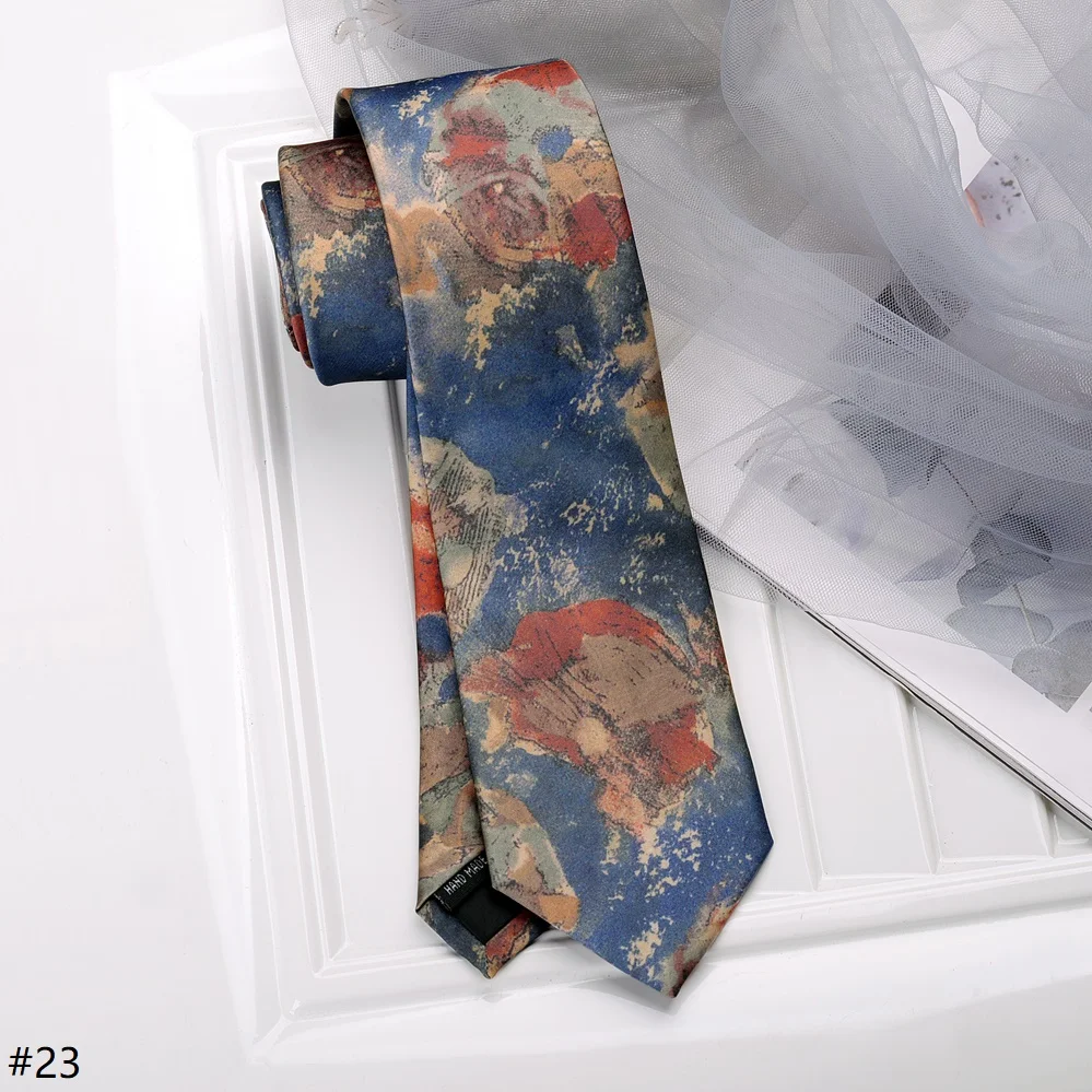 Personalized Printed Pattern Tie High-end Retro Patterned Shirt Accessories Men's and Women's Casual Artistic 8CM Wide Cravat
Personalized Printed Pattern Tie High-end Retro Patterned Shirt Accessories Men's and Women's Casual Artistic 8CM Wide Cravat