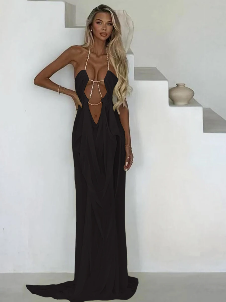 Sisjuly Sexy Misty Veil Dress Hollow out Neck Hanging Women's Autumn Fashion Transparent Sensual Light Cloth Skirt U-Neck
Sisjuly Sexy Misty Veil Dress Hollow out Neck Hanging Women's Autumn Fashion Transparent Sensual Light Cloth Skirt U-Neck