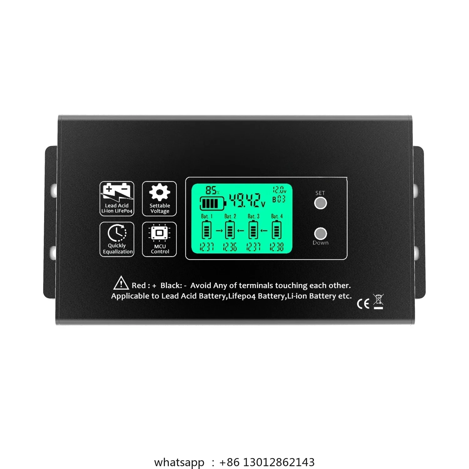 Equalizer KBX104S LCD 4S 12V 24V 36V 48V Connection Voltage Active Equalizer
Equalizer KBX104S LCD 4S 12V 24V 36V 48V Connection Voltage Active Equalizer
