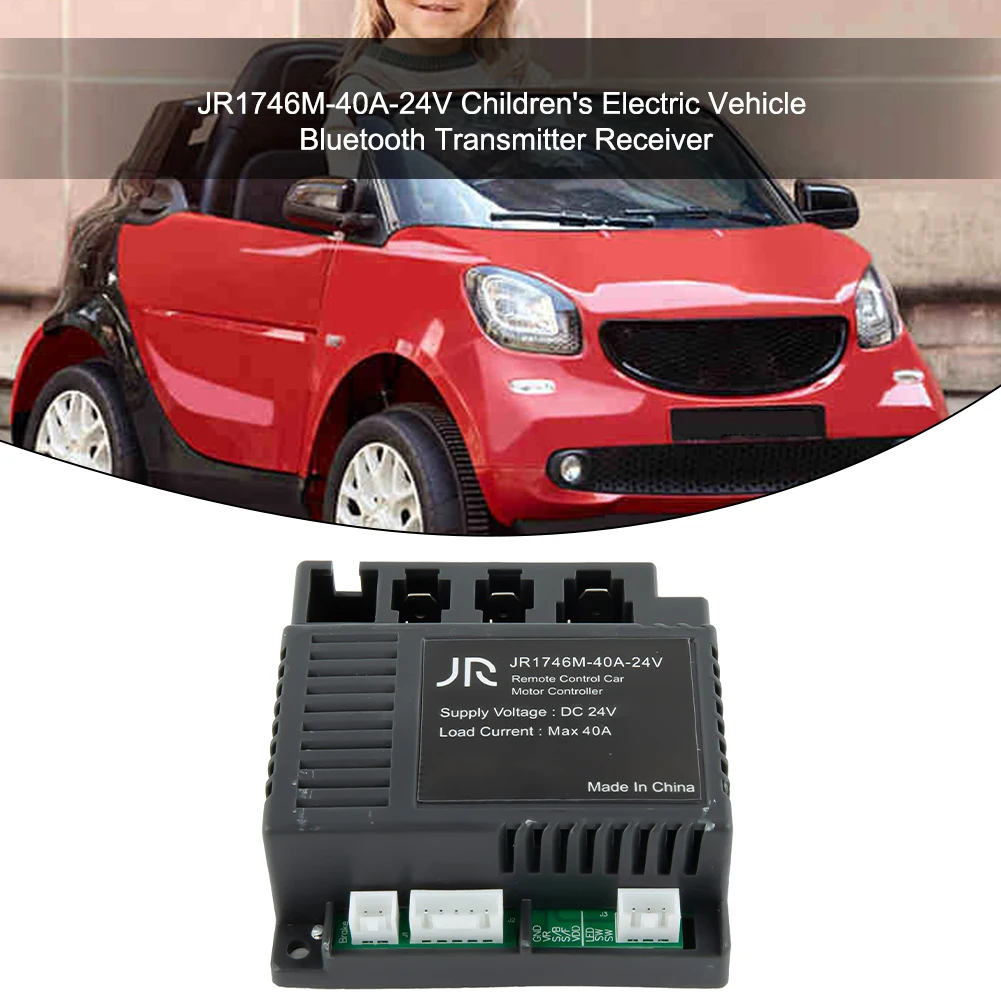 JR1746M 40A 24V Control Box with Receiver for Children Electric Ride On Vehicles Suitable for Accessories Replacement
JR1746M 40A 24V Control Box with Receiver for Children Electric Ride On Vehicles Suitable for Accessories Replacement