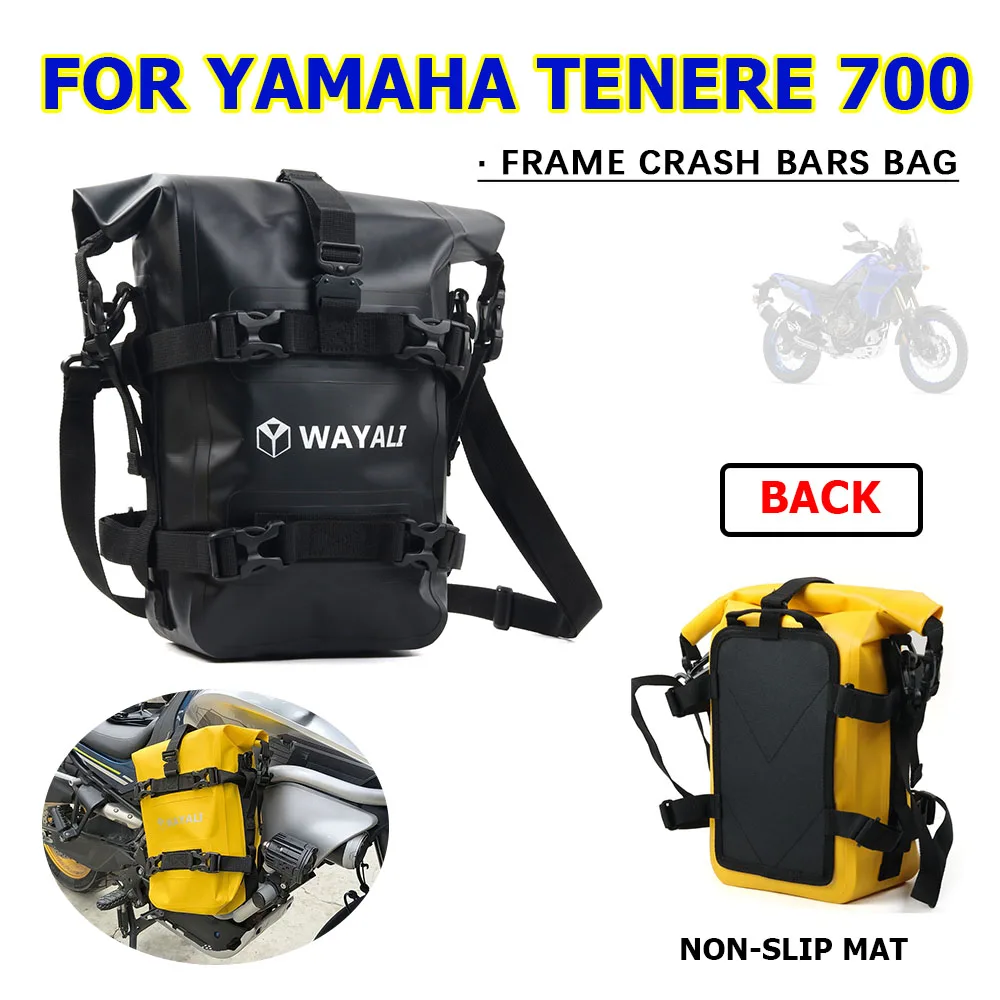 For Yamaha Tenere 700 T700 T7 TENERE700 2022 2023 2024 Motorcycle Accessories Frame Crash Bars Bag Waterproof Repair Tool Bag
For Yamaha Tenere 700 T700 T7 TENERE700 2022 2023 2024 Motorcycle Accessories Frame Crash Bars Bag Waterproof Repair Tool Bag