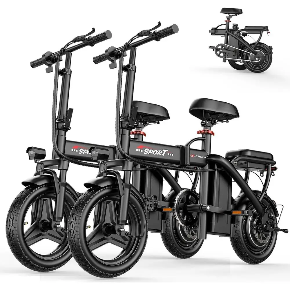 High-Power Electric Mini Bike: 800/1200W, 22/25MPH Speed, 30/45 Mile Range, Dual Suspension & Brakes, 3-Speed, Portable for Comm
High-Power Electric Mini Bike: 800/1200W, 22/25MPH Speed, 30/45 Mile Range, Dual Suspension & Brakes, 3-Speed, Portable for Comm