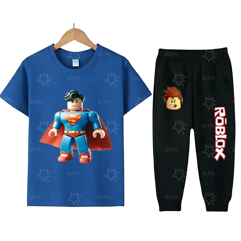 Kids Roblox Printed Long Sleeve T-Shirt and Pants Set Fashion Graffiti Style Casual Outfit for Boys
Kids Roblox Printed Long Sleeve T-Shirt and Pants Set Fashion Graffiti Style Casual Outfit for Boys