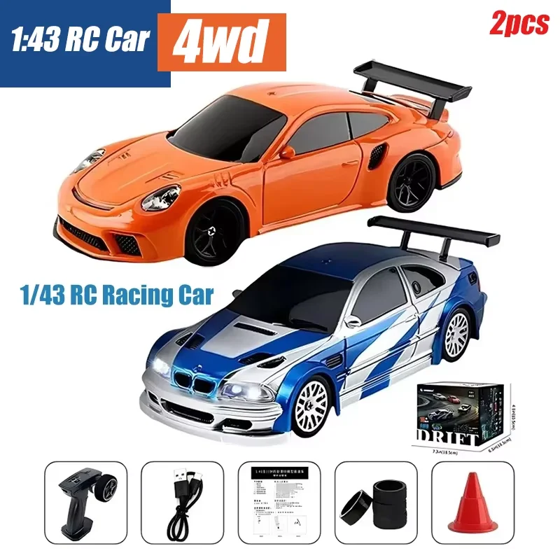 1/43 Rc Drift Car 2.4G Remote Control Racing Drifting Vehicle 4WD Off-road Electric High-Speed Cars Toys for Children Rc Car
1/43 Rc Drift Car 2.4G Remote Control Racing Drifting Vehicle 4WD Off-road Electric High-Speed Cars Toys for Children Rc Car