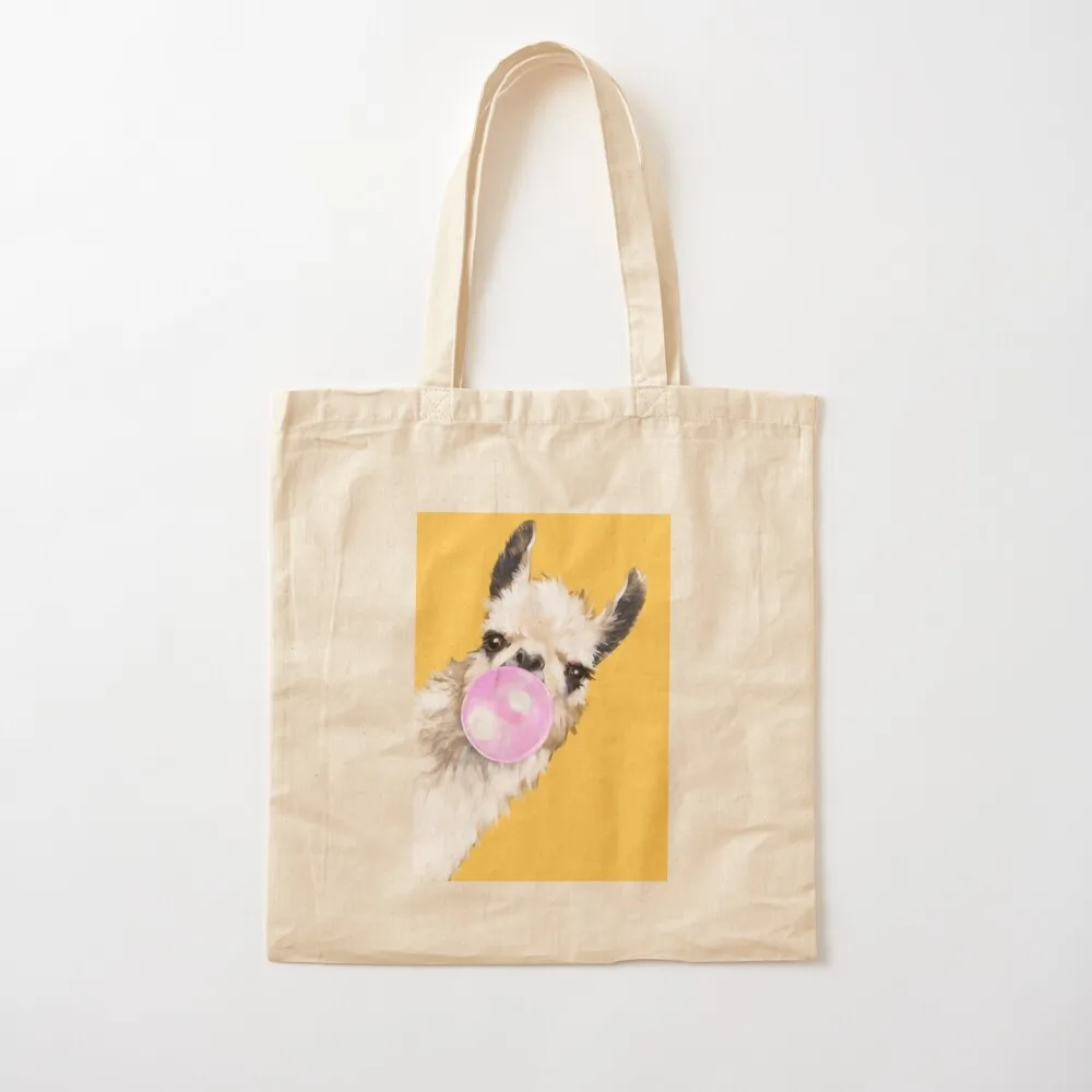 Bubble Gum Sneaky Llama in Mustard Yellow Tote Bag shoping bag Women's shopper Canvas Tote Bag
Bubble Gum Sneaky Llama in Mustard Yellow Tote Bag shoping bag Women's shopper Canvas Tote Bag
