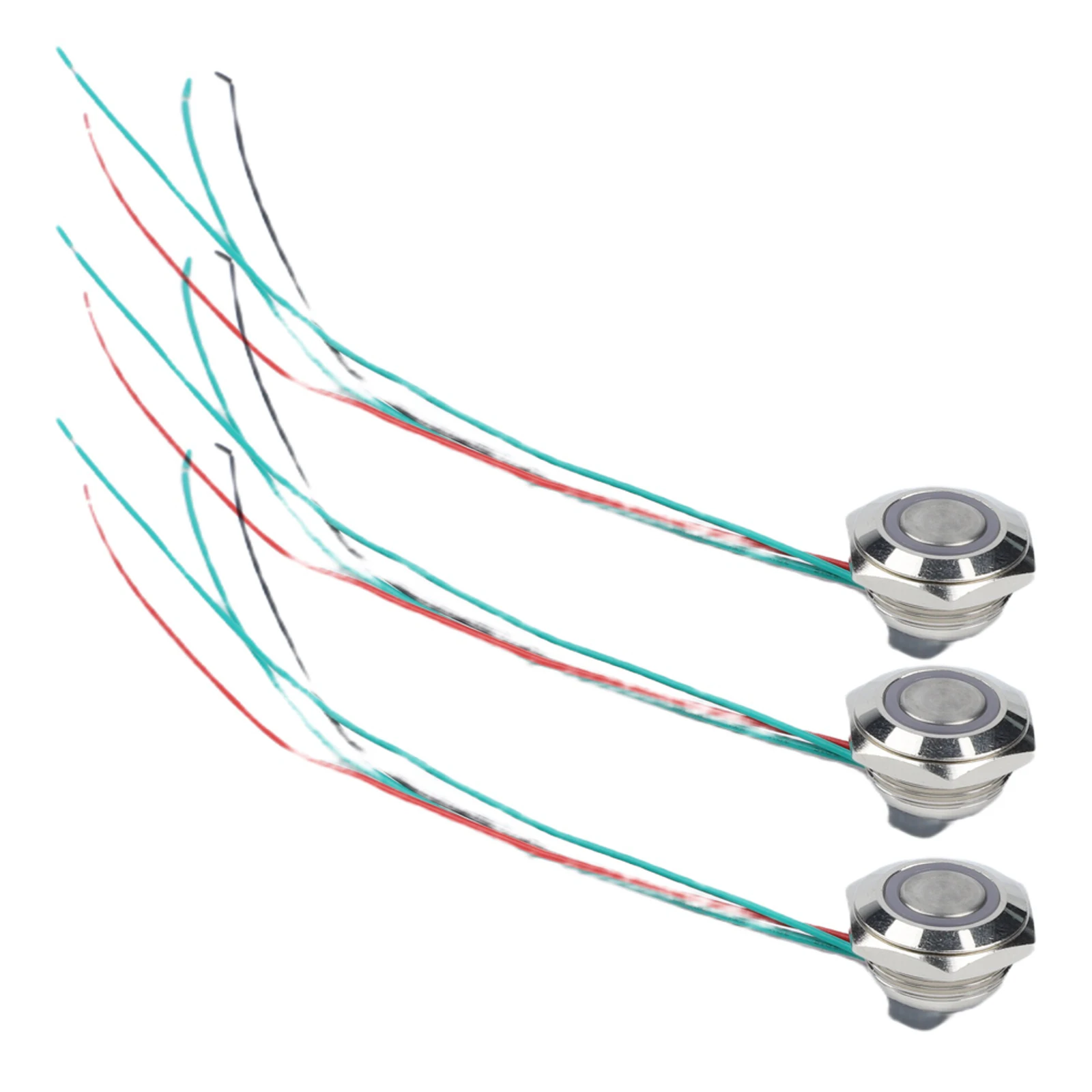 3pcs 16mm Momentary Push Button Switch with LED Light for 12V and 24V Systems Waterproof Metal Design for Outdoor Applications
3pcs 16mm Momentary Push Button Switch with LED Light for 12V and 24V Systems Waterproof Metal Design for Outdoor Applications