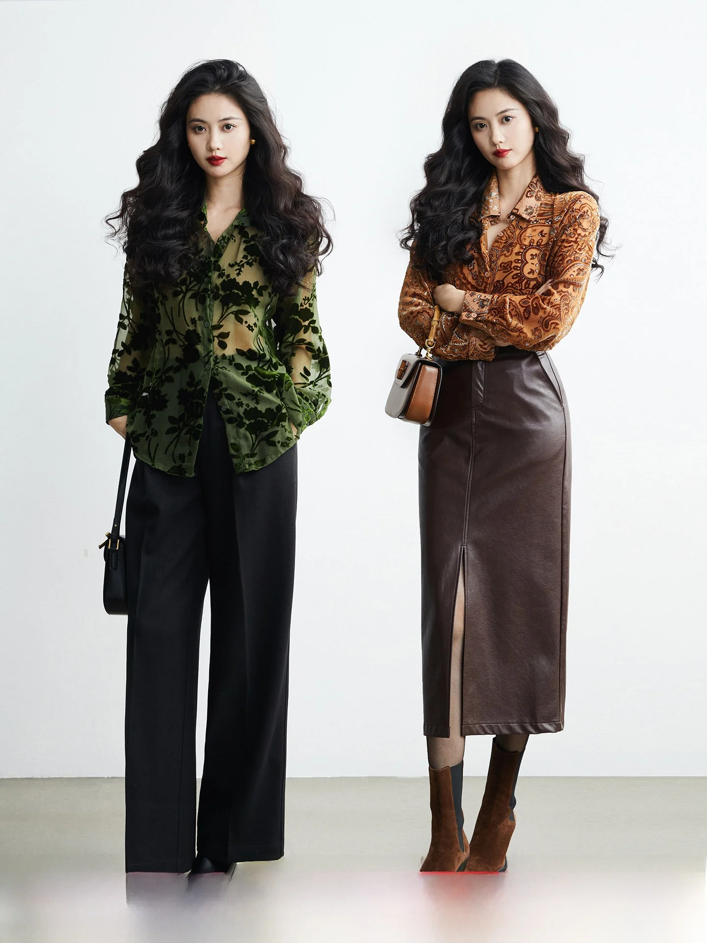 TAIYANG OFFICE Velvet irt for Women Winter Vintage High-End Commute irt Straight Cut Polyester Long Sve Breathable Ski...
TAIYANG OFFICE Velvet irt for Women Winter Vintage High-End Commute irt Straight Cut Polyester Long Sve Breathable Ski...