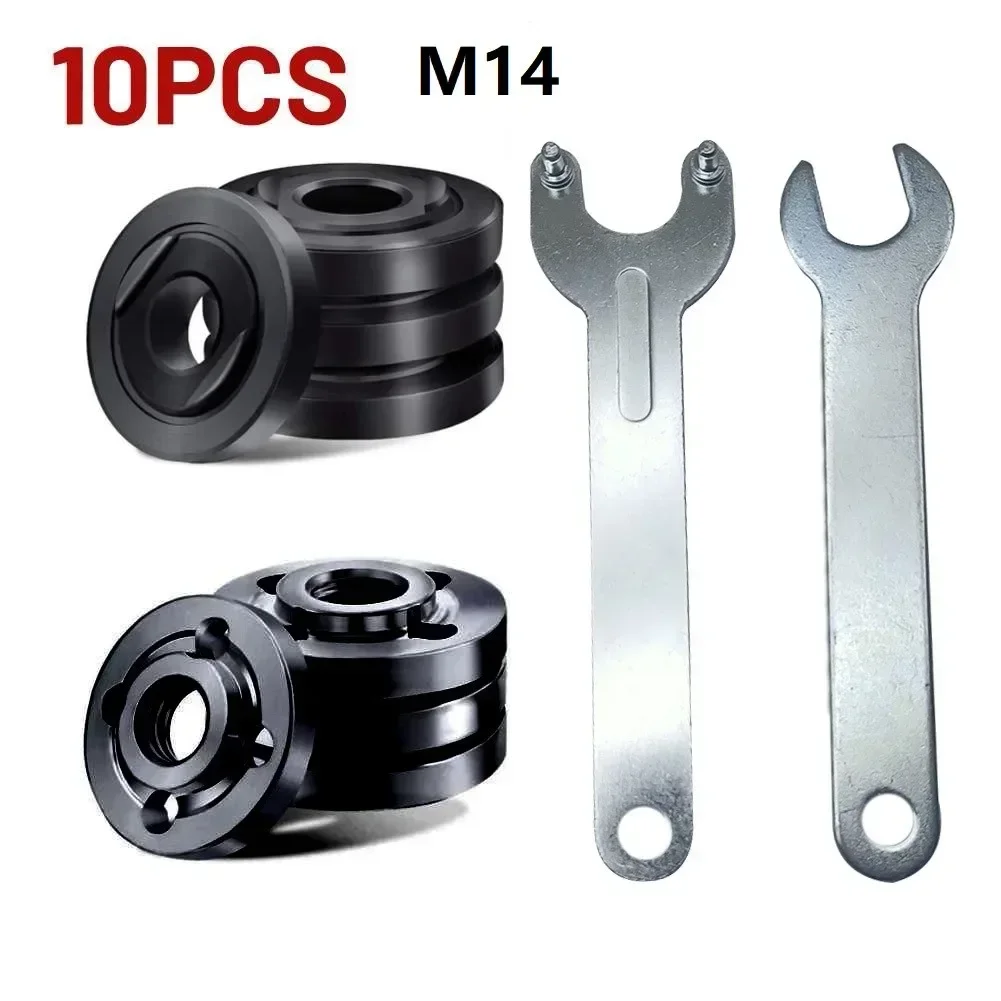 10Pcs/set Angle Grinder M14 Thread Flange Nut Spanner Wrench Kit For 9523 Ryobi Angle Grinder Parts Accessories
10Pcs/set Angle Grinder M14 Thread Flange Nut Spanner Wrench Kit For 9523 Ryobi Angle Grinder Parts Accessories