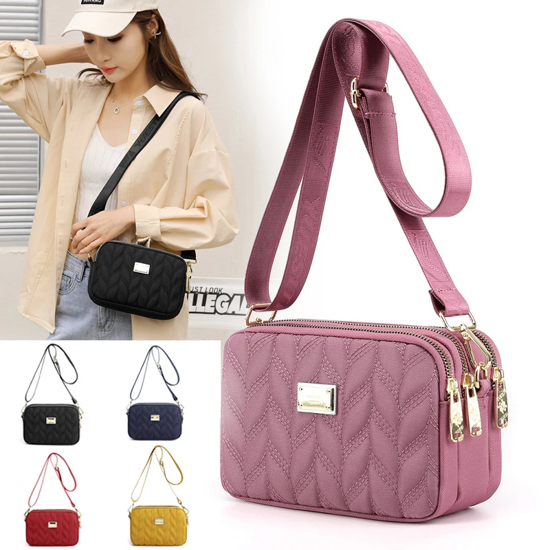 Women's Messenger Bag Nylon Cloth Multi-pocket Coin Purse Adjustable Strap Shoulder Bag Handbag Phone Key Lipstick Organizer
Women's Messenger Bag Nylon Cloth Multi-pocket Coin Purse Adjustable Strap Shoulder Bag Handbag Phone Key Lipstick Organizer