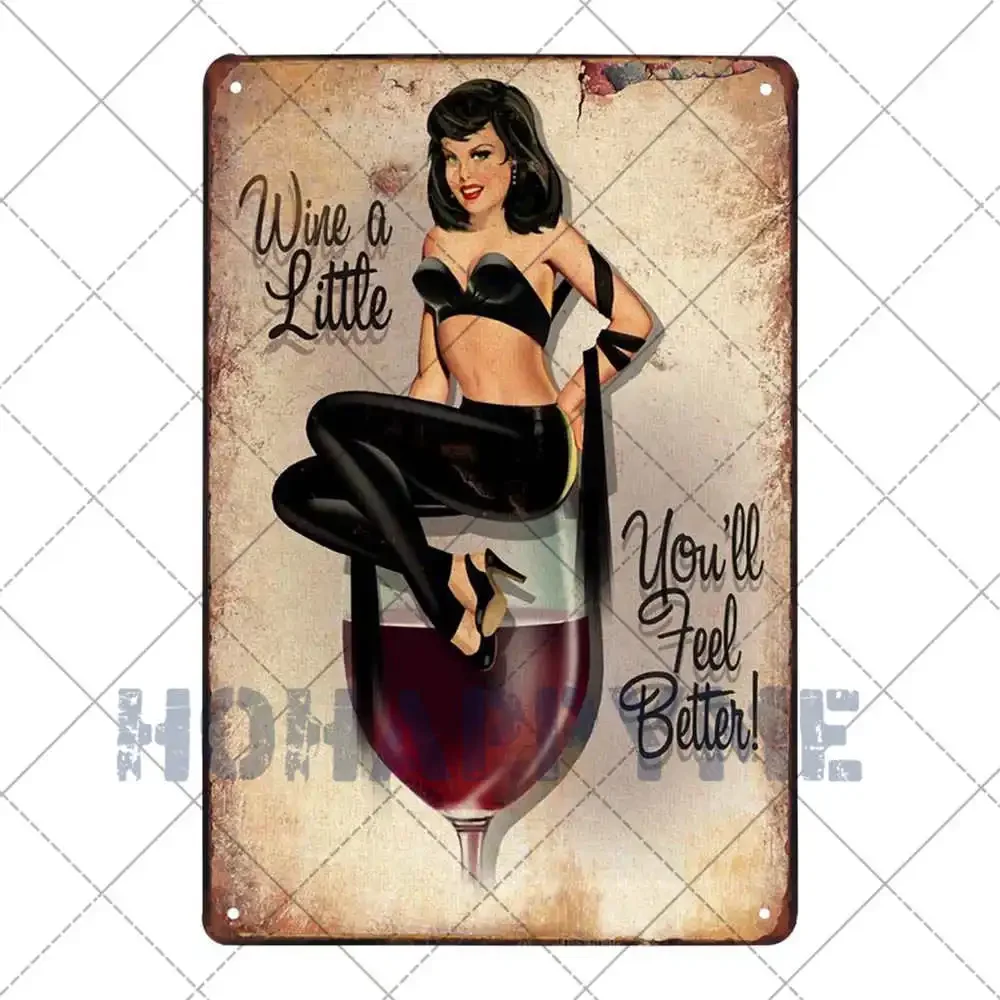 Red Wine Tin Painting Iron Men Sexy Women Vintage Poster Decoration Bar Pub Club Man Cave Metal Wall Decor Plaque 20x30cm
Red Wine Tin Painting Iron Men Sexy Women Vintage Poster Decoration Bar Pub Club Man Cave Metal Wall Decor Plaque 20x30cm
