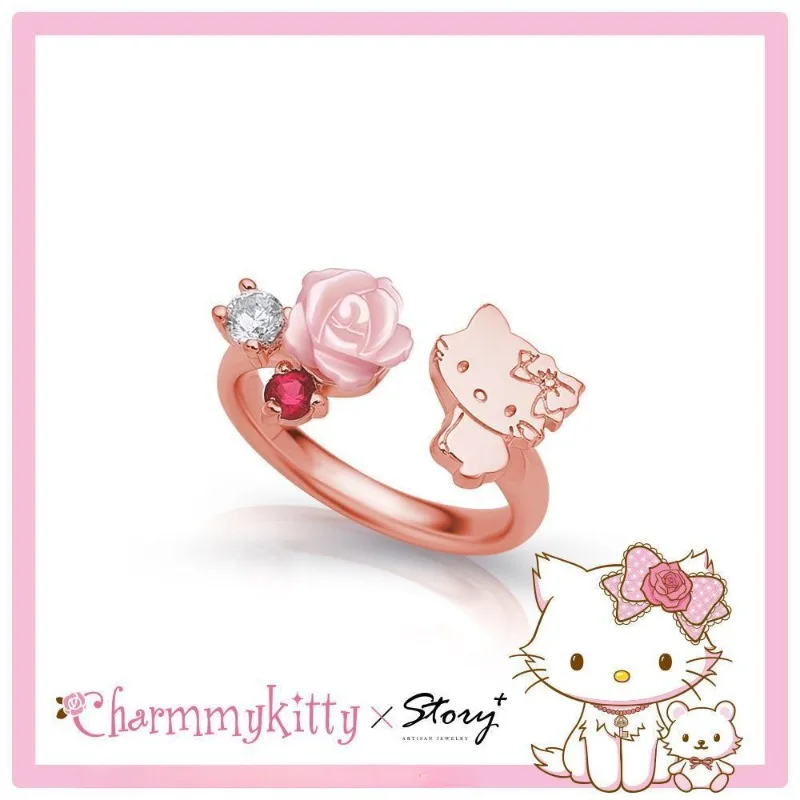 Kawai Sanrio кольцо с персонажем мультфильма «Hello Kitty» милое кольцо Kitty из розового золота ручной работы милые романтические девушки праздничный подарок оптом
Kawai Sanrio кольцо с персонажем мультфильма «Hello Kitty» милое кольцо Kitty из розового золота ручной работы милые романтические девушки праздничный подарок оптом
