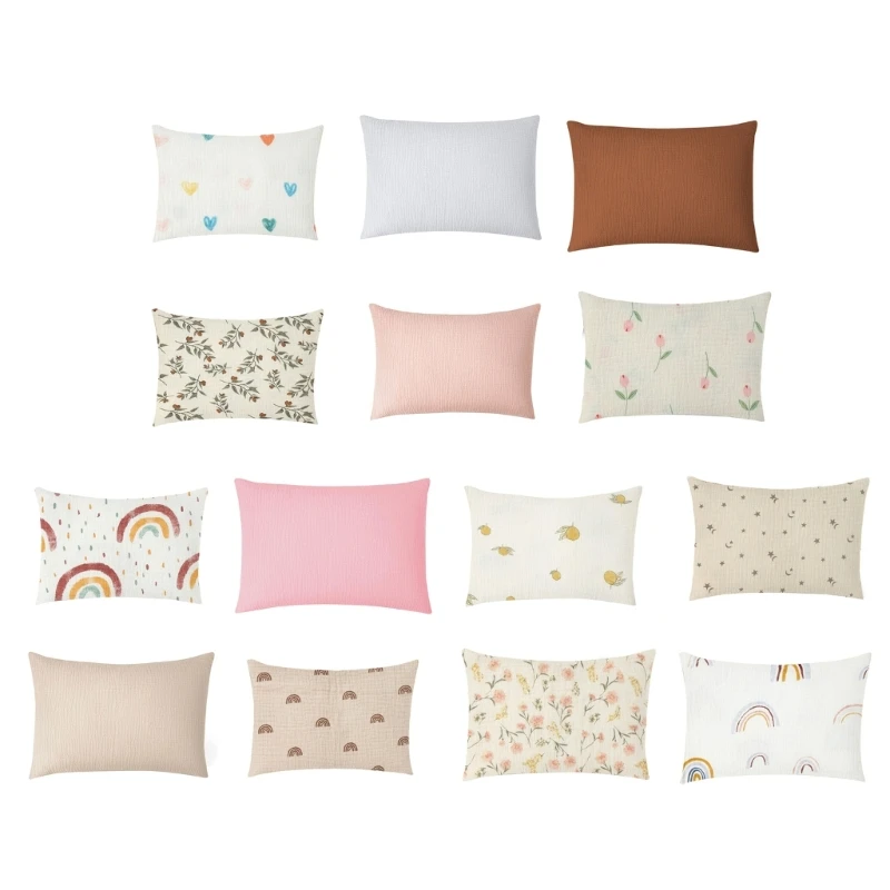 Rectangle Cotton Pillow Cover Baby Pillow Cover Cushion Infant Pillowcase Washable Breathable Pillow Slip for Newborns
Rectangle Cotton Pillow Cover Baby Pillow Cover Cushion Infant Pillowcase Washable Breathable Pillow Slip for Newborns