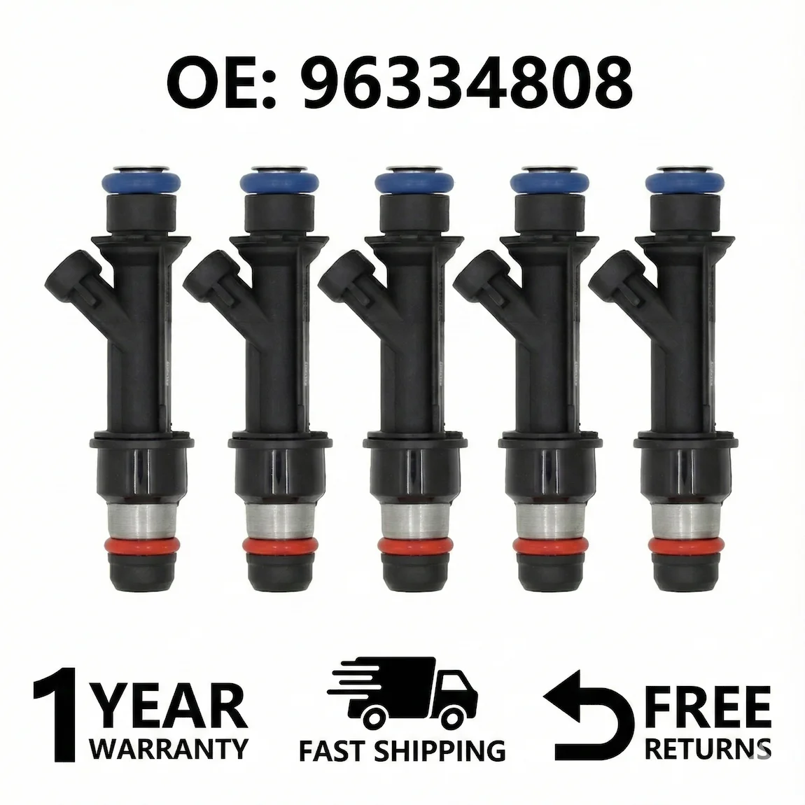 5x 100% New Fuel Injectors 25380534 Fits Chevy Colorado Canyon Hummer H3 3.5 3.7L L5 5Cyl Car Auto Engine Injection Valve Nozzle
5x 100% New Fuel Injectors 25380534 Fits Chevy Colorado Canyon Hummer H3 3.5 3.7L L5 5Cyl Car Auto Engine Injection Valve Nozzle