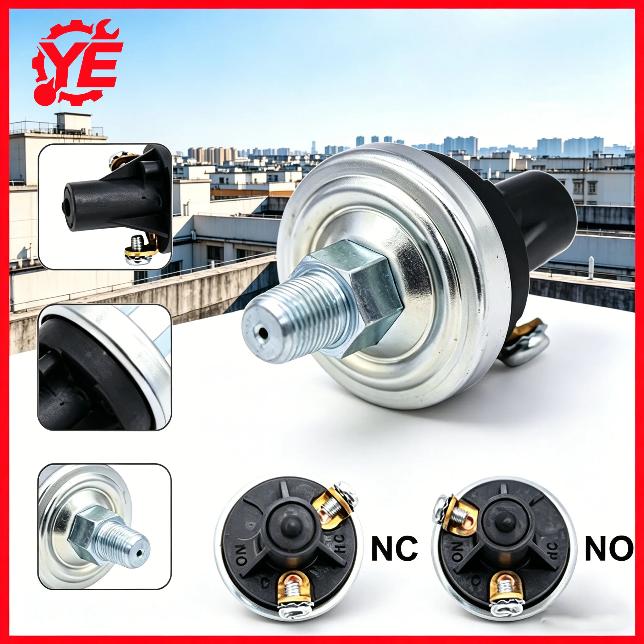 1/8-27 NPT Oil Pressure Switch 78632-1 PSI NC, 76051-2 PSI NO, 76575-4 PSI NO, 76578-10 PSI NC, 76053-35 PSI NO for Honeywell
1/8-27 NPT Oil Pressure Switch 78632-1 PSI NC, 76051-2 PSI NO, 76575-4 PSI NO, 76578-10 PSI NC, 76053-35 PSI NO for Honeywell