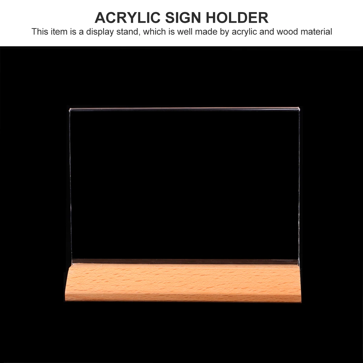 Acrylic Sign Holder Transparent A5 Table Menu Holders Display Stand For Photo Paper Price List Advertisement In Store
Acrylic Sign Holder Transparent A5 Table Menu Holders Display Stand For Photo Paper Price List Advertisement In Store