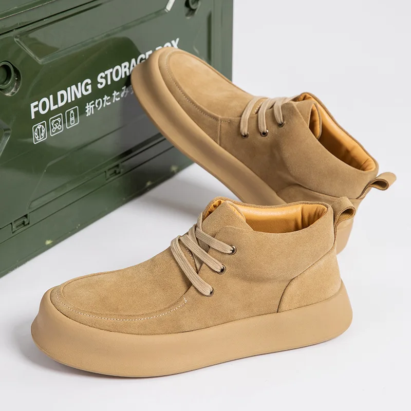 men casual outdoors desert boots lace-up flats platform shoes party banquet dress cowboy ankle boot cow suede leather botas male
men casual outdoors desert boots lace-up flats platform shoes party banquet dress cowboy ankle boot cow suede leather botas male