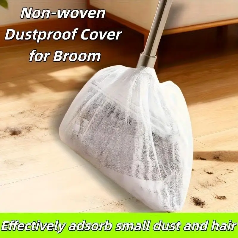 50/100pcs,Disposable broom cover, ground hair cleaning cover, crevice dust adsorption cleaning tool
50/100pcs,Disposable broom cover, ground hair cleaning cover, crevice dust adsorption cleaning tool