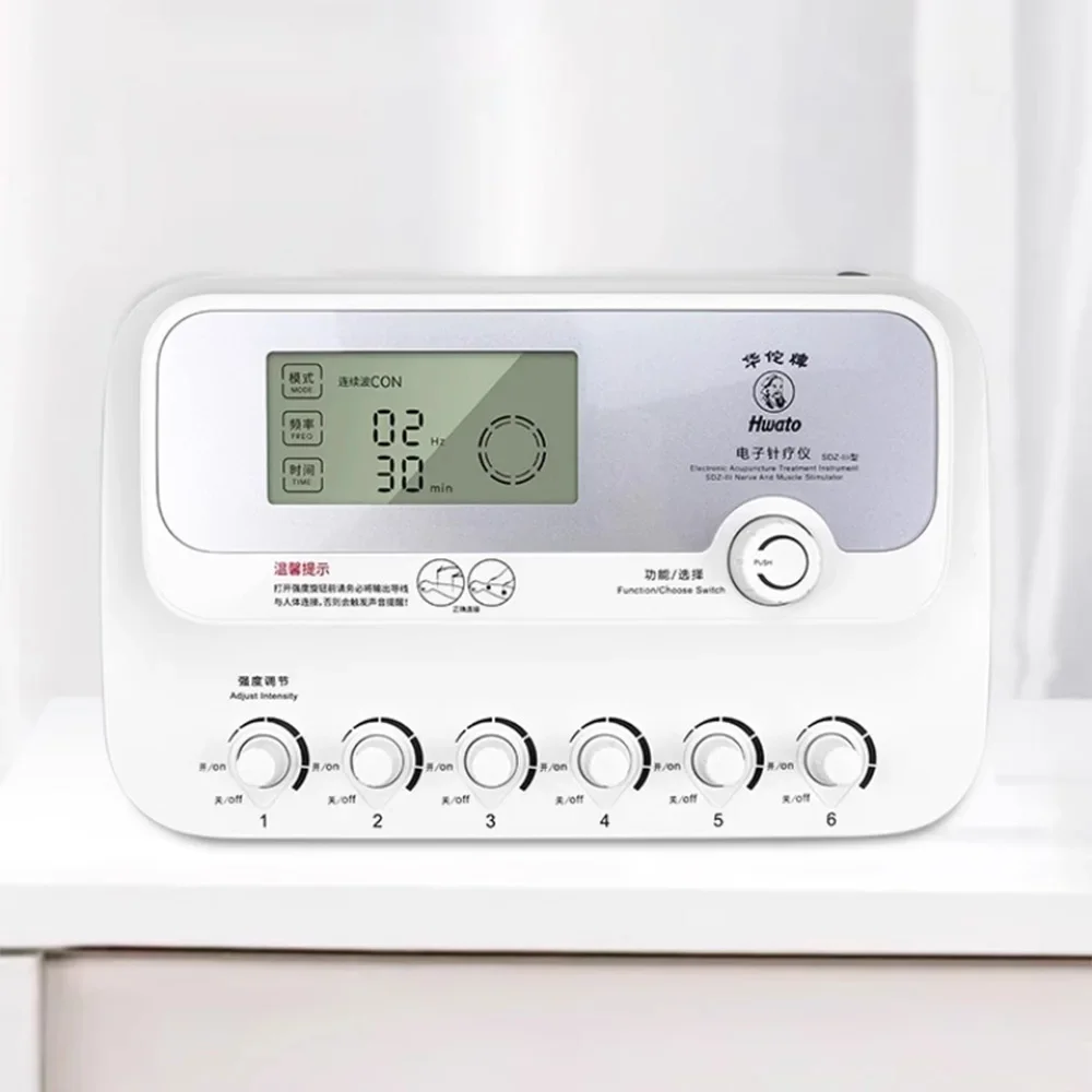 6 Output Channel TENS Unit Machine EMS Electric Muscle Stimulator Physiotherapy Pulse Massage Adjustable Abdominal Body Massager
6 Output Channel TENS Unit Machine EMS Electric Muscle Stimulator Physiotherapy Pulse Massage Adjustable Abdominal Body Massager