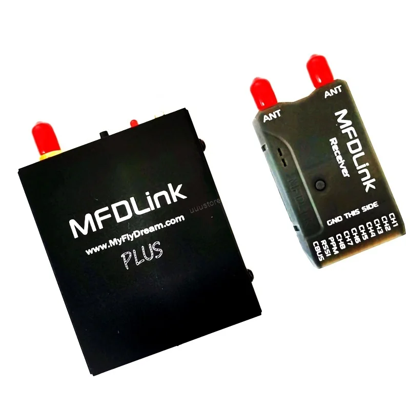 New Long Range MFDLink Rlink 433Mhz 16CH 1W RC UHF System Transmitter w/8 Channel Receiver TX+RX Set For high fpv quality
New Long Range MFDLink Rlink 433Mhz 16CH 1W RC UHF System Transmitter w/8 Channel Receiver TX+RX Set For high fpv quality